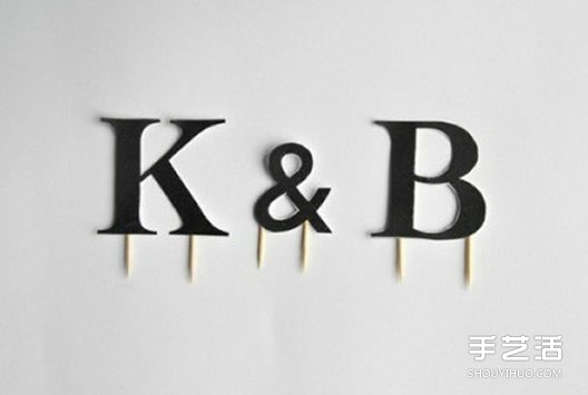 剪紙制作生日蛋糕裝飾立體文字的方法圖解教程 -  m.hzjyly.com.cn