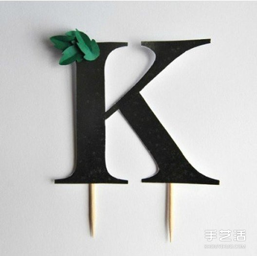 剪紙制作生日蛋糕裝飾立體文字的方法圖解教程 -  m.hzjyly.com.cn