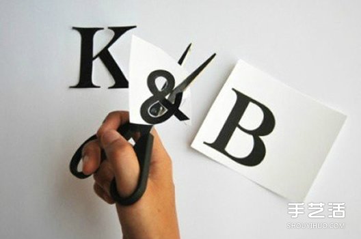 剪紙制作生日蛋糕裝飾立體文字的方法圖解教程 -  m.hzjyly.com.cn